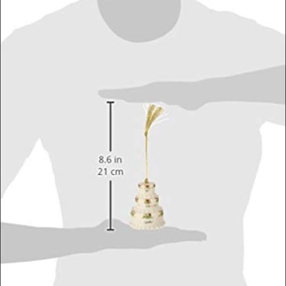 Lenox Ivory 2015 Wedding Cake 
Our First Christmas Together Hanging ornament NEW - Picture 13 of 14